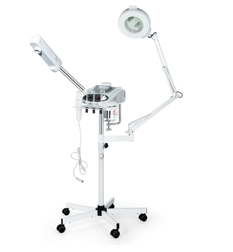 Facial Steamer Machine 3-in-1 with Mag Lamp & High Frequency