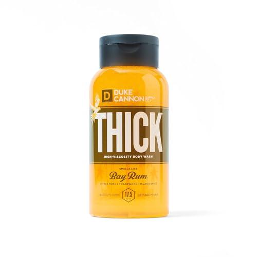 Duke Cannon THICK HIGH VISCOSITY Body Wash For Men (Bay Rum, Pack of 1)