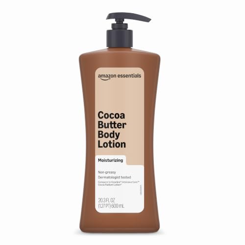 Cocoa Butter Body Lotion for Dry Skin - Lightly Scented, 20.3 Fl Oz
