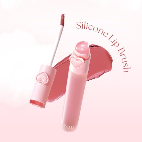 YNM Matte Veil Lip Tint with Silicone Brush - Long-Lasting