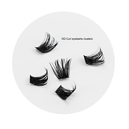 Vayator Single Size False Eyelashes DD Curl 8mm/10mm/12mm/14mm/16mm/18mm/20mm To Choose Professional Makeup Cluster Grafting False Eyelashes Individual Extension (DD Curl-16mm)