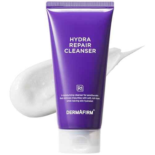 Dermafirm Hydra Repair Cleanser R4 Perilla Purple 150g ? Hydrating and Soothing Facial Cleanser for Sensitive Skin