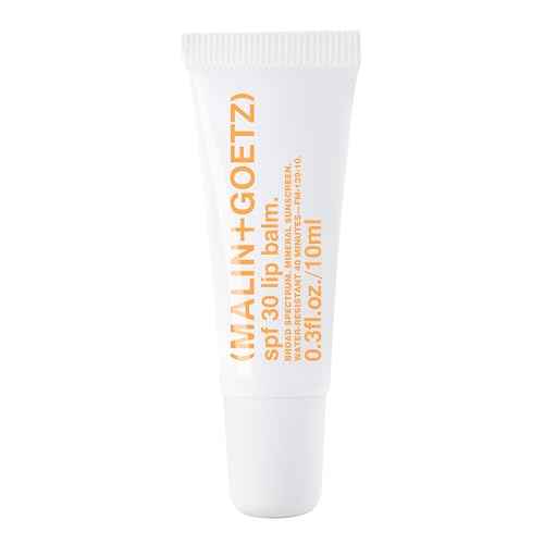 MALIN+GOETZ SPF 30 Lip Balm | Mineral Broad Spectrum Sun Protection with Titanium Dioxide | Moisturizing, Nourishing + Refreshing Spearmint | Reef-Safe, Vegan + Cruelty-Free Lip Care (0.3 Fl Oz.)