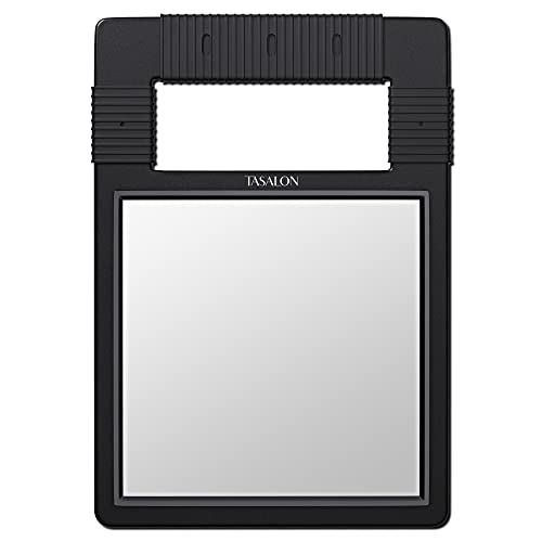 TASALON Hand Mirror with Silicone Handle - Shatterproof