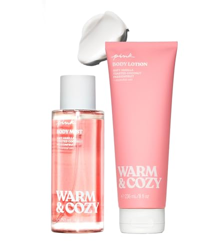 Victoria's Secret Pink Warm & Cozy Body Mist & Lotion Set