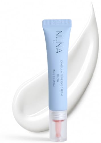 NUNA Camellia Tone Eye Cream - Hydrating Anti-Aging Formula, 0.51 fl oz