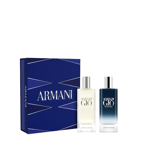 Acqua di Gio Travel Gift Set for Men – 2-Piece Mini Cologne