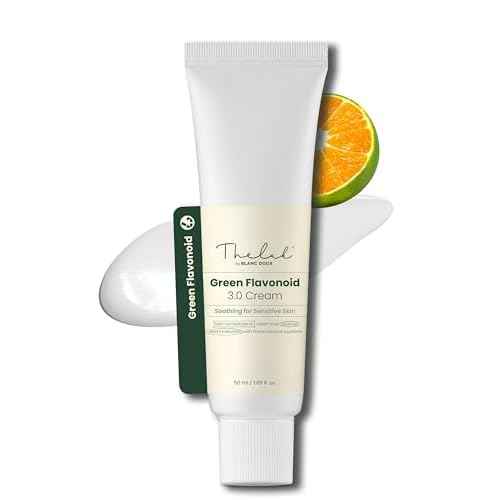 Lightweight Trouble Care Daily Moisturizer Watery Soothing Cream Centella Asiatica CICA Green Flavonoid - 1.7Oz Non-Clogging Oil Free Acne-Prone Skin Calm Redness Rosacea Korean THE LAB Blanc Doux