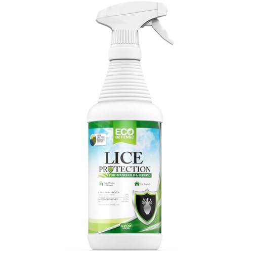 Eco Defense Extra Strength Lice Treatment Spray 16 Fl Oz for Furniture Bedding & Home