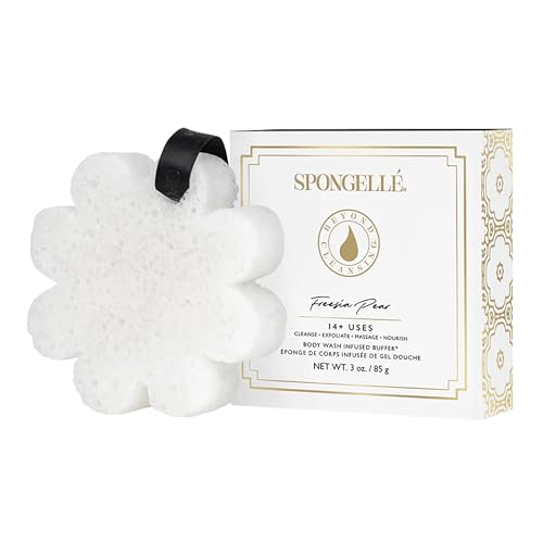 SPONGELLÉ Boxed Flower Body Wash Infused Buffer Freesia Pear