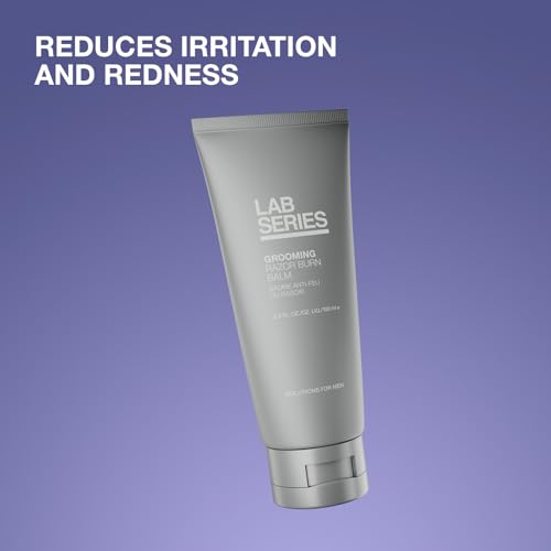 Lab Series Men's Grooming Razor Burn Balm After Shave Lotion - Hydrates & Soothes Skin - Skin Care for Men, 3.4 Ounce