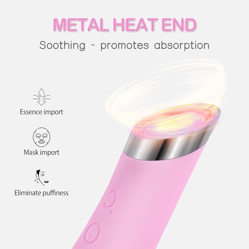 PRITECH Rechargeable Facial Cleansing Brush with Heat Massage