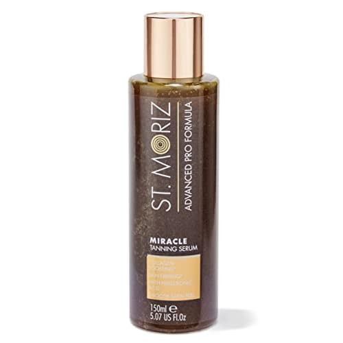 St Moriz Advanced Miracle Serum, Anti Ageing Fake Tan with Hyaluronic Acid, Light (150ml)