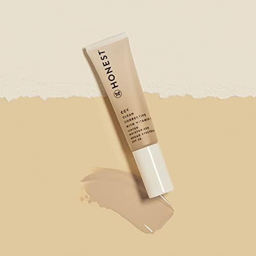 Honest Beauty CCC Clean Corrective with Vitamin C Tinted Moisturizer | Mineral SPF 30 | Vegan + Cruelty Free | Tundra Fair, 1 fl oz