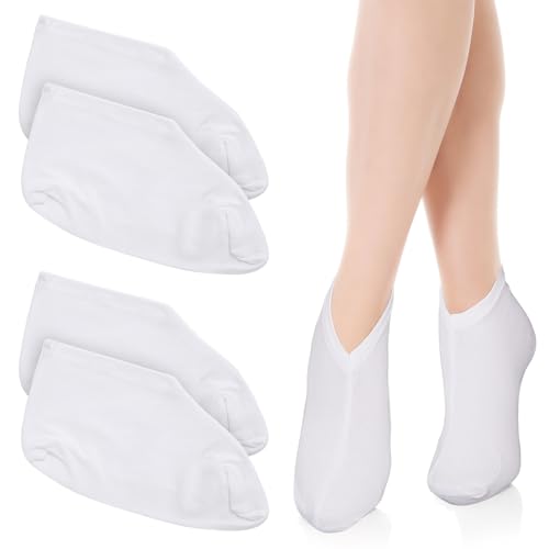 Moisturizing Cotton Socks for Dry Feet - Overnight Spa Treatment