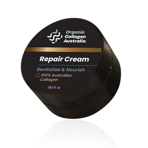 Organic Collagen Australia Repair Cream - Collagen Face Moisturizer for Women & Men - Hydrating & Nourishing Skincare (1.52 oz)