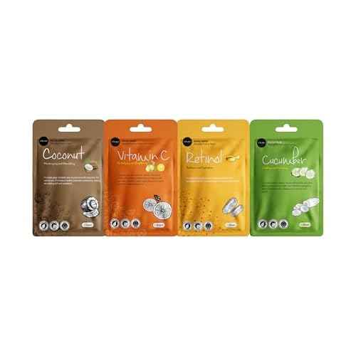 Celavi Essence Facial Face Mask K-Beauty Skincare Korea Skin Care Moisturizing 12 Pack B Set