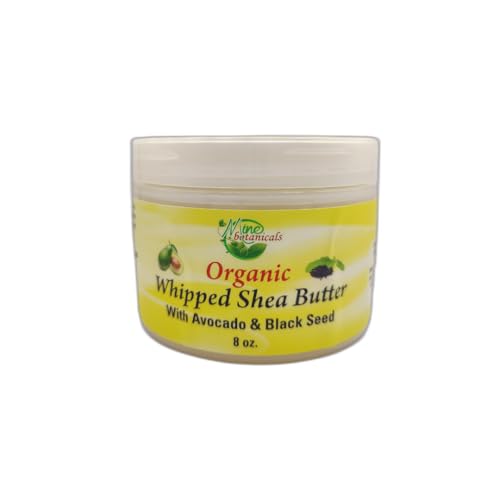 Mine Botanicals Organic Whipped Shea Butter with Avocado & Black Seed