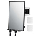 Shower Mirror with Squeegee & Razor Holder - 360° Rotation