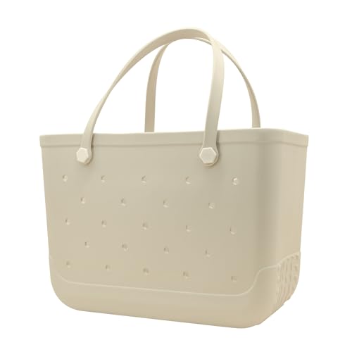 X-Large Waterproof Sandproof Beach Tote Bag with Zipper Pocket