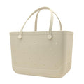 X-Large Waterproof Sandproof Beach Tote Bag with Zipper Pocket