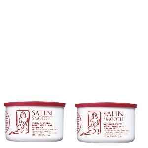 Satin Smooth Wild Cherry Wax 2 Pack by Satin Smooth
