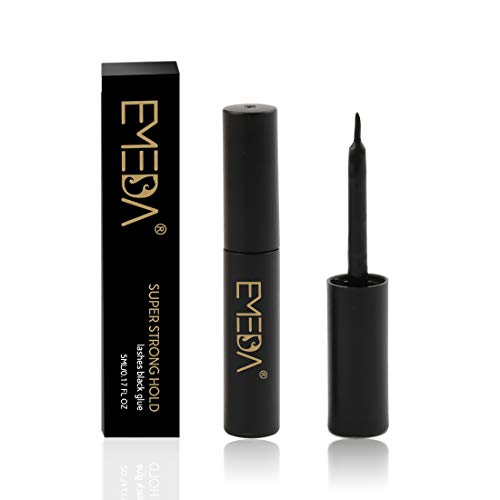EMEDA Latex-Free Black Eyelash Glue - Waterproof 24H Hold