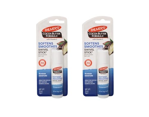 Palmer's Cocoa Butter Lip Balm Swivel Stick, 0.5 oz (2-Pack)