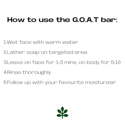 The Goat Face & Body Bar - Fades hyperpigmentation, Nourishes, Brightens for All Skin Types