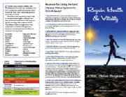 100 Color Tri-fold Brochures to Promote Ion Spa Chi Foot Baths!