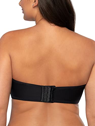 Vanity Fair Women's Beauty Back Smoothing Strapless Bra, 4-Way Stretch Fabric, Lightly Lined Cups up to H, 2 Pack-Black/White, 34G