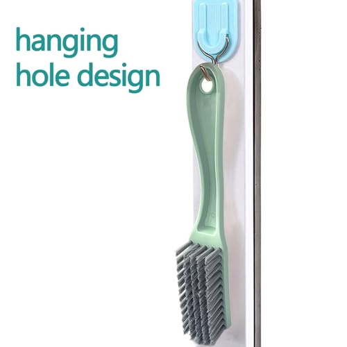 Curved Handle Nail Brush Set - 4 PCS Ergonomic Cleaning Scrubbers