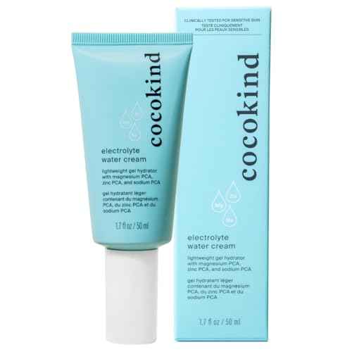 Cocokind Electrolyte Water Cream | Lightweight Water Gel Moisturizer | Balanced Hydrating Day Cream for All Skin Types | 1.7 Fl Oz