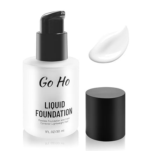 White Liquid Foundation Full Coverage Demi Matte