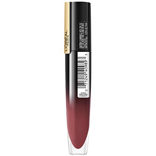 L'Oreal Paris Brilliant Signature Shiny Lip Stain Lipstick, Be Outstanding 0.21 Fl Oz.