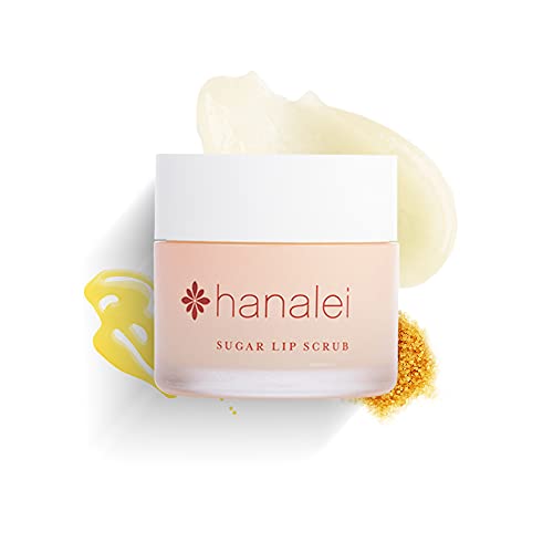 Hanalei Sugar Lip Scrub and Lip Treatment (Mauve Pink) Bundle, Made with Raw Cane Sugar and Real Hawaiian Kukui Nut Oil (Cruelty free, Paraben free)