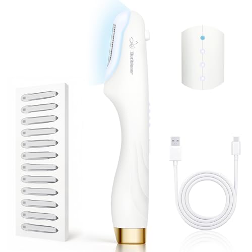 Sonic Dermaplane Razor for Women | 2-in-1 Exfoliator & Peach Fuzz Remover