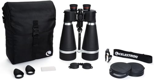 Celestron – SkyMaster Pro 20x80 Binocular – Outdoor and Astronomy Binocular – Large Aperture for Long Distance Viewing – Fully Multi-coated XLT Coating – Tripod Adapter and Carrying Case Included