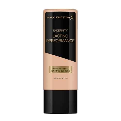 Facefinity Lasting Performance Foundation - 105 Soft Beige by Max Factor for Women - 1.18 oz Foundation