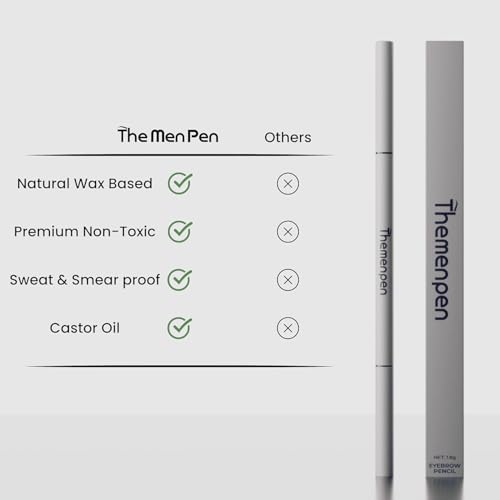 The Men Pen Waterproof Eyebrow & Beard Filler - Light Brown (2-Pack)