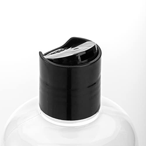 20 Pack 16oz Clear Plastic Bottles with Flip Caps