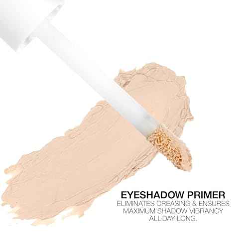 Palladio Eyeshadow Primer, Eliminates Creasing, Ensures Maximum Shadow Vibrancy All Day Long, Enhanced with 5 Different Herbal Extracts, Instantly Vanishing Sheer Finish, Easy Application with Wand, Clear, 0.17 Oz