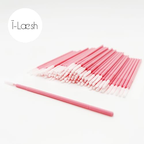 200 Pcs Microbrush Applicators for Eyelash Extensions, Eyelash & Nail Art - i-Laesh