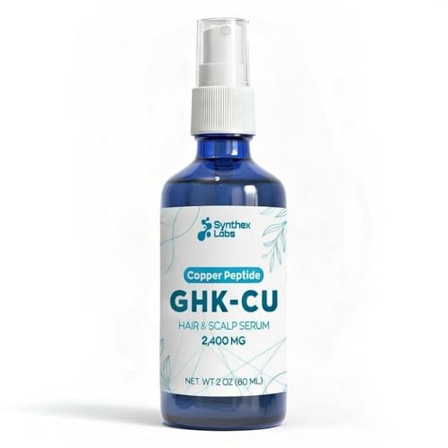 GHK-Cu Copper Peptide Hair Serum – 2400mg Water-Based Formula