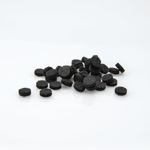 Homedics Radiance Replacement Black Wool Filters for the HoMedics Radiance Microdermabrasion Tool (Part # MDA-100) 100/pk, Professional Skin Rejuvenation Filters