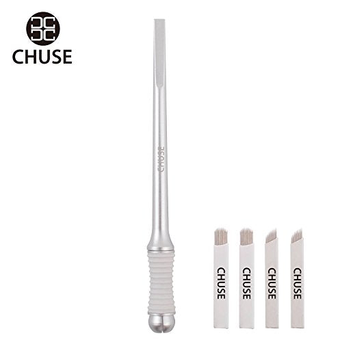 CHUSE M99 Microblading Pen Permanent Makeup Manual Pen with Appearance Patent Design (Silver)