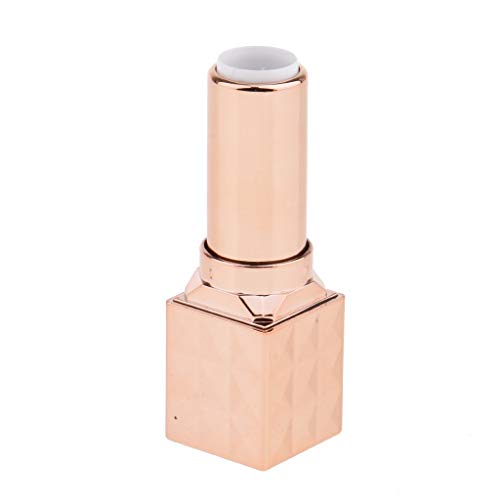 5pcs Empty Lip Balm Tubes DIY Lipstick Tube Lip Balm Bottle Case Cosmetic Bottle Container - Rose Gold