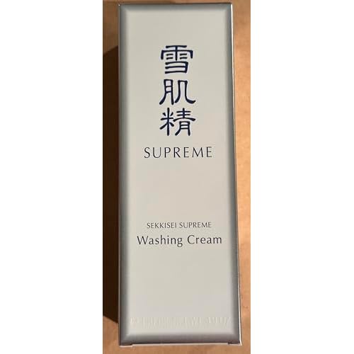 SEKKISEI Supreme Washing Cream, Soft Foam Facial Cleanser, 4.9 Ounce