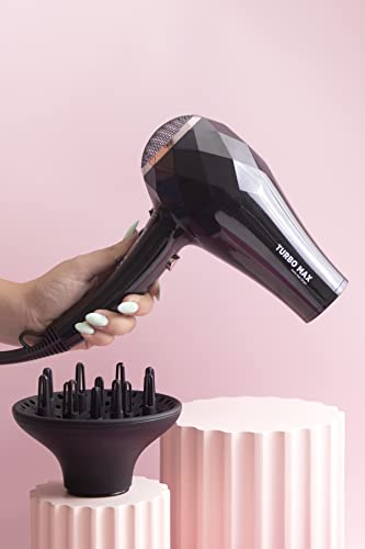 InStyler Turbo MAX Ionic Hair Dryer - Fast Drying, Frizz Control & Salon-Quality Styling