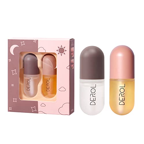 Lip Plumper Serum Set - Day & Night Fuller Lips (2Pcs)